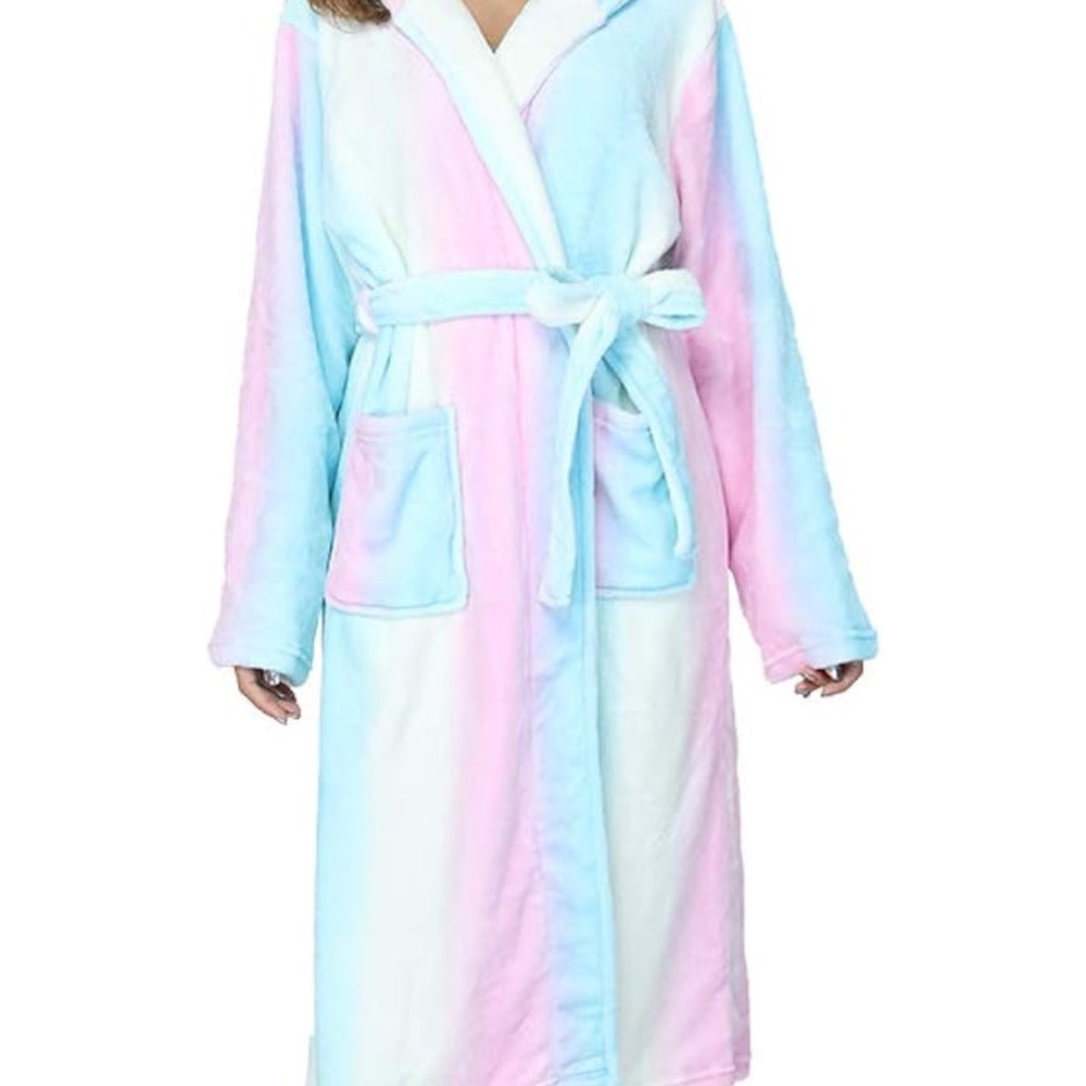 Pastel Tie-Dye Bathrobe